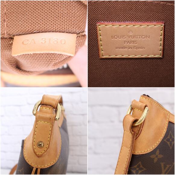 Louis Vuitton Odeon PM Monogram Crossbody Canvas Handbag Messenger Brown A3473 - Picture 2 of 12